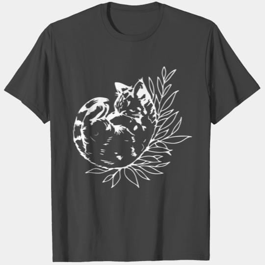 Cute Cat Kitten Maine Coon Cat Lover T Shirts