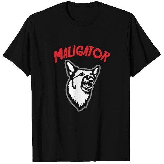Maligator Belgian Malinois Dog Lover Animal T Shirts