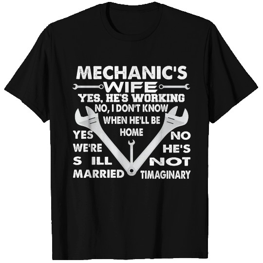 mechanic, wife, job jobs work03 T Shirts