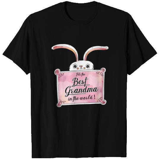 Bunny Grandma gift Easter Grandmother T Shirts