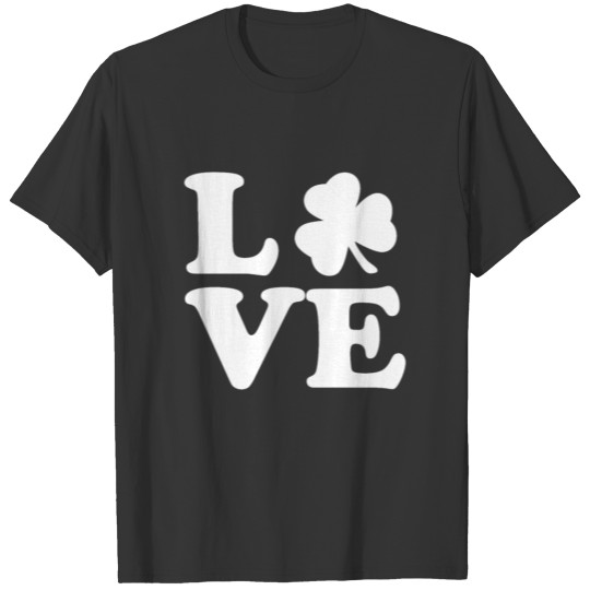 Love Ireland Shamrock Irish St Patricks Day T-shirt