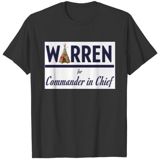 Warren For Commander in Chief Tipi Teepee T-shirt