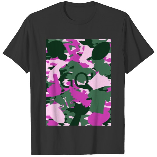 Football Camouflage Pattern_Pop Camouflage Pattern T Shirts