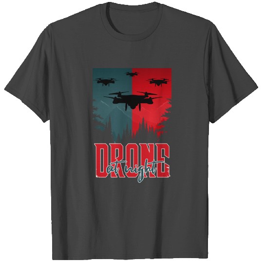 Drone Retro Propeller Quadcopter Gift Pilot T Shirts