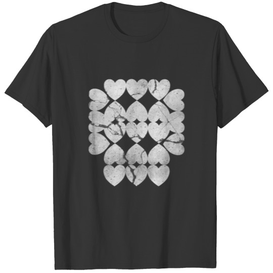 Hearts Pattern T-shirt
