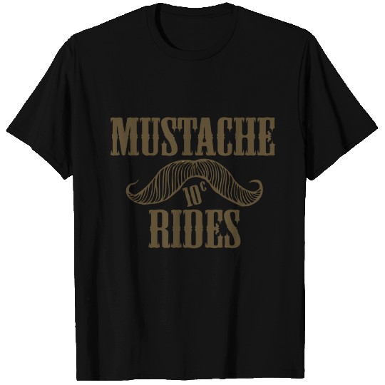 MUSTACHE RIDES T Shirts