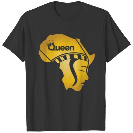 BLACK KING QUEEN HBCU AFRICA MOTHERLAND AFRO T-shirt