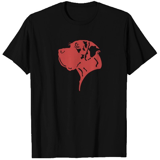 Black Great Dane Virus Heart T Shirts