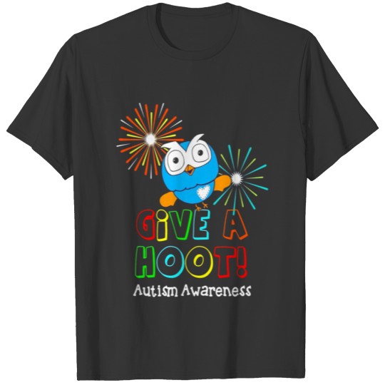 Autism Owl Autism Awareness tshirt Give a hoot T-shirt