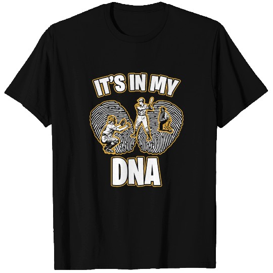 DNA Baseball Catcher Pitcher Gift T Shirts