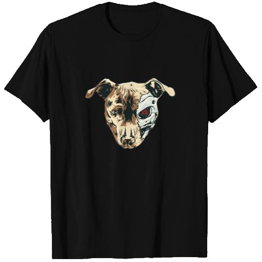 The Terminadog is the pet from the Terminator T Shirts