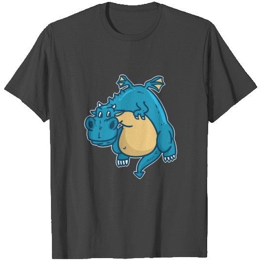 Flying blue dragon T Shirts
