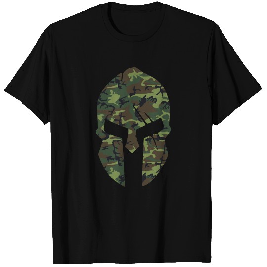 spartan helmet camouflage T Shirts