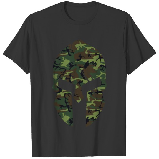 spartan helmet camouflage T Shirts