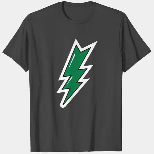 Green Lightning, lightning bolt, toon bolt T Shirts