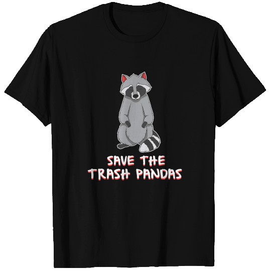 Save The Trash Pandas Raccoon Funny Lovers Gift T Shirts
