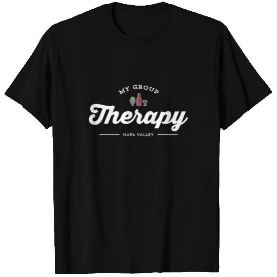 My Group Therapy Red & White Wine Napa Valley T Shirts