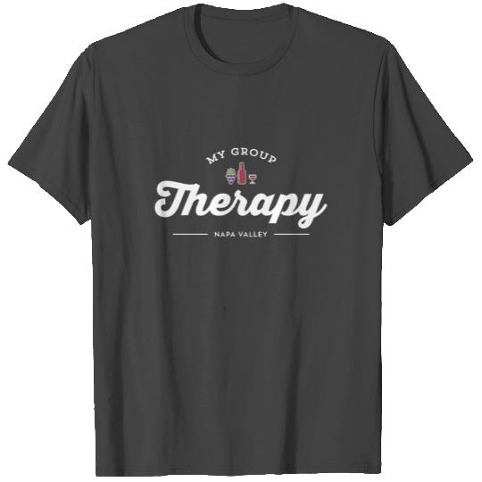 My Group Therapy Red & White Wine Napa Valley T Shirts