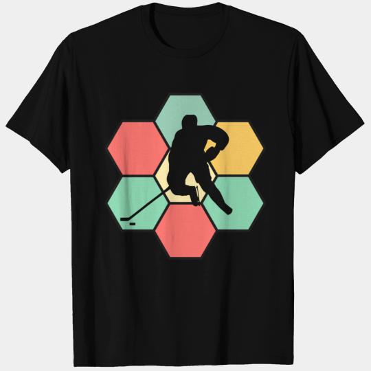 Vintage Hockey Argyle Retro Gift T Shirts