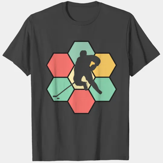 Vintage Hockey Argyle Retro Gift T Shirts