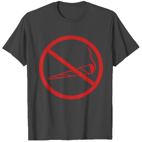 prohibited joint shield zone no clipart logo hemp T Shirts