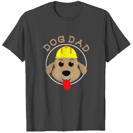 Dog Dad Construction Love Grand parents T Shirts