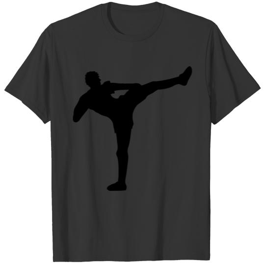 kickboxer kickboxing karate judo martial arts kick T-shirt