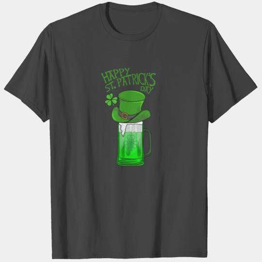 St. Patrick's Day Green Beer and Shamrock T Shirts