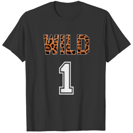 Wild Number One Leopard Print T Shirts