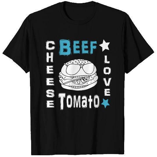 Beef Cheese Love Tomato T Shirts