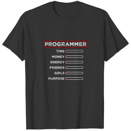Programmer Office Hacker Developer Screen Gift T-shirt
