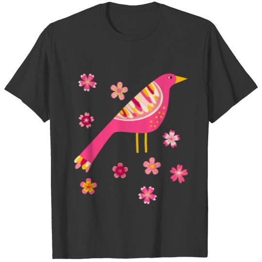 Spring Garden Bird T-shirt