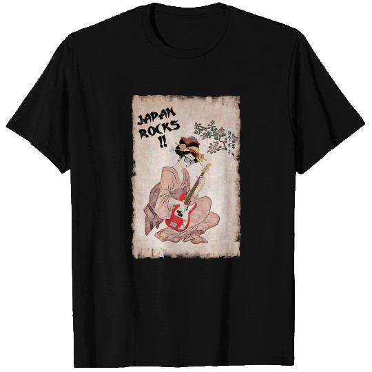 Rock and roll geisha T Shirts