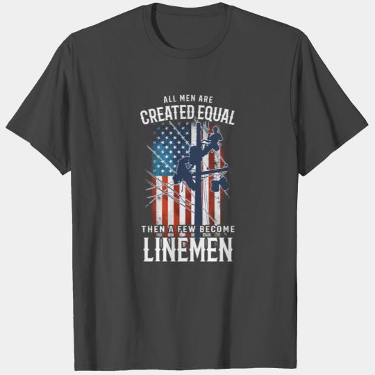 lineman T Shirts for men