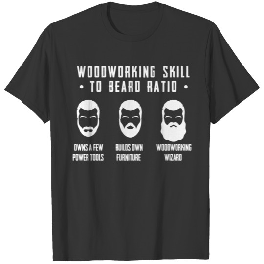 Carpenter Woodworking Beard Master Craftsman T-shirt