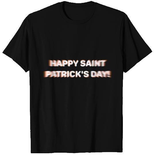 St Patricks Day blurry drunk St. Paddy Party T Shirts