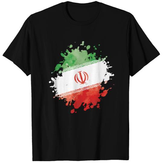 iran flag grunge T Shirts