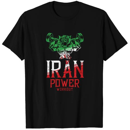 iran power lion workout T Shirts