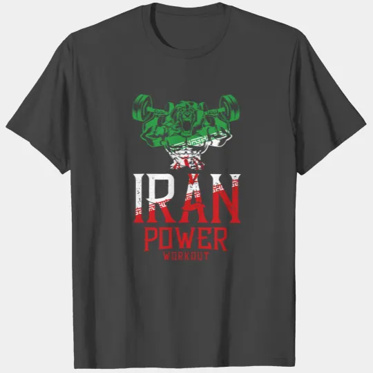 iran power lion workout T Shirts