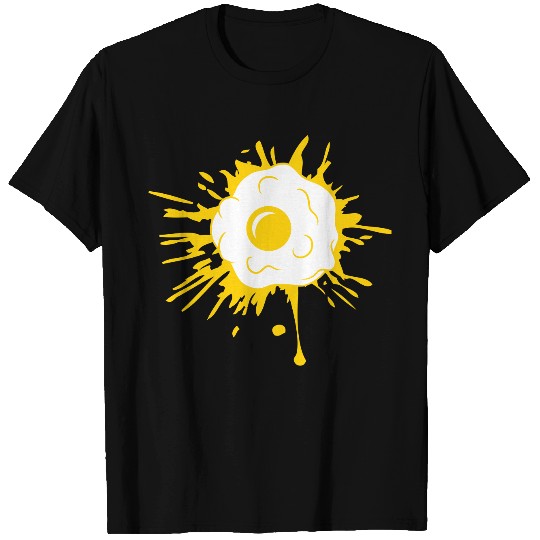 drops blob graffiti color splatter fried egg cooki T Shirts