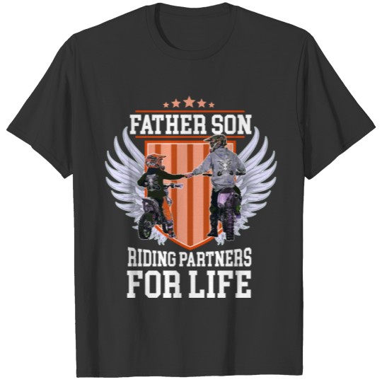Motocross - Father Son Riding Partners For Life T Shirts