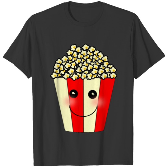 Popcorn snack food cartoon art T Shirts