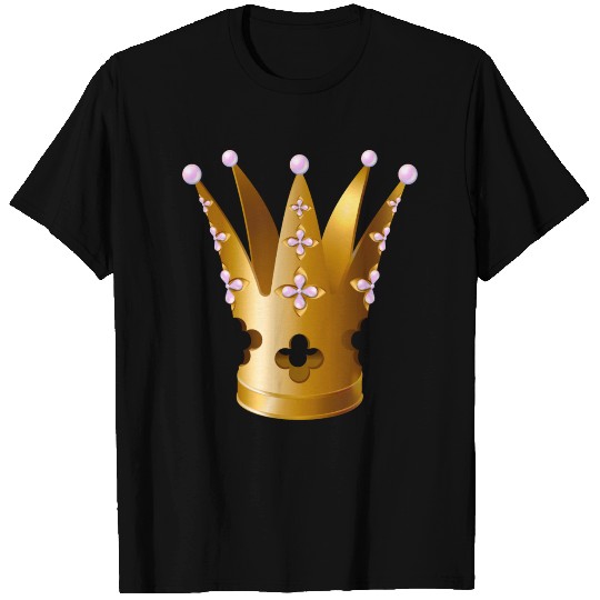 Royal golden crown vip gold king monarch fun image T Shirts