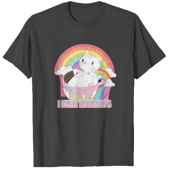 I Hate Mondays Coffee Cat T Shirts