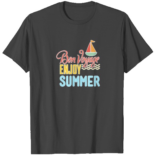 Enjoy Summer Bon Voyage Family Trip Tour T Shirts