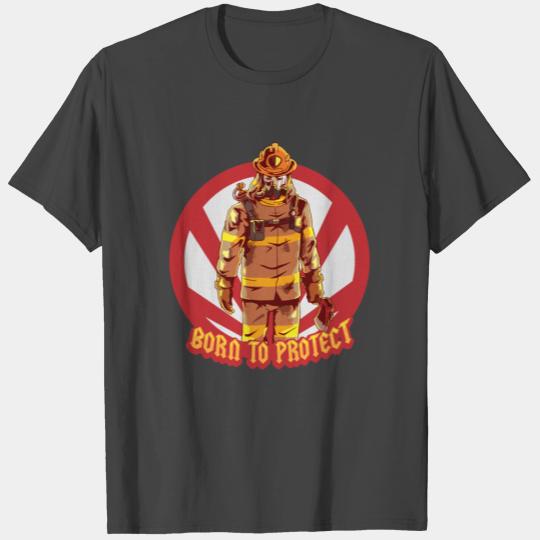 Firefighter protect call fire brigade truck gift T Shirts
