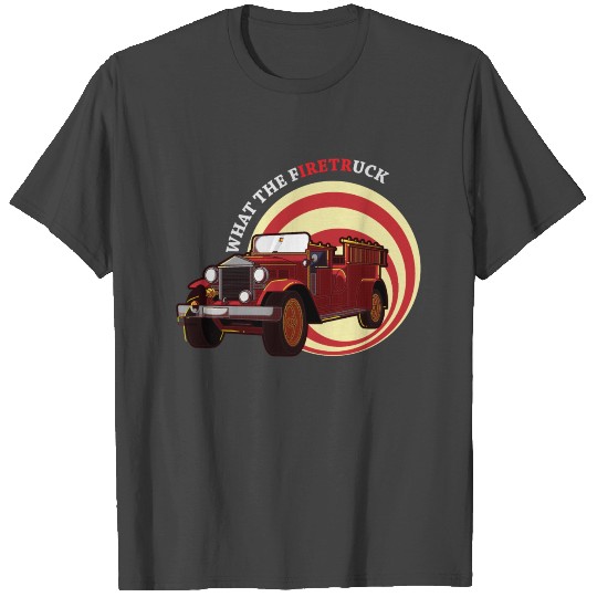 Firefighter truck job sirene safety vehicle gift T Shirts