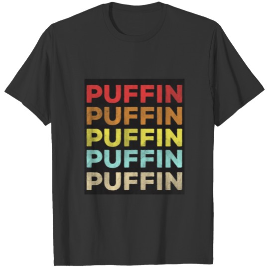 Puffin Iceland parrot diver bird north gift T Shirts