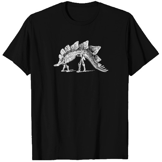 Stegosaurus Dinosaur Skeleton T Shirts