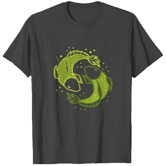 Traditional Koi Fish Ying Yang Carp Coy Koi Gift T Shirts
